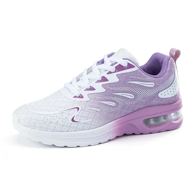 Chaussures de marche en maille à coussin d'air pour femmes, chaussures de sport respirantes Chausseria