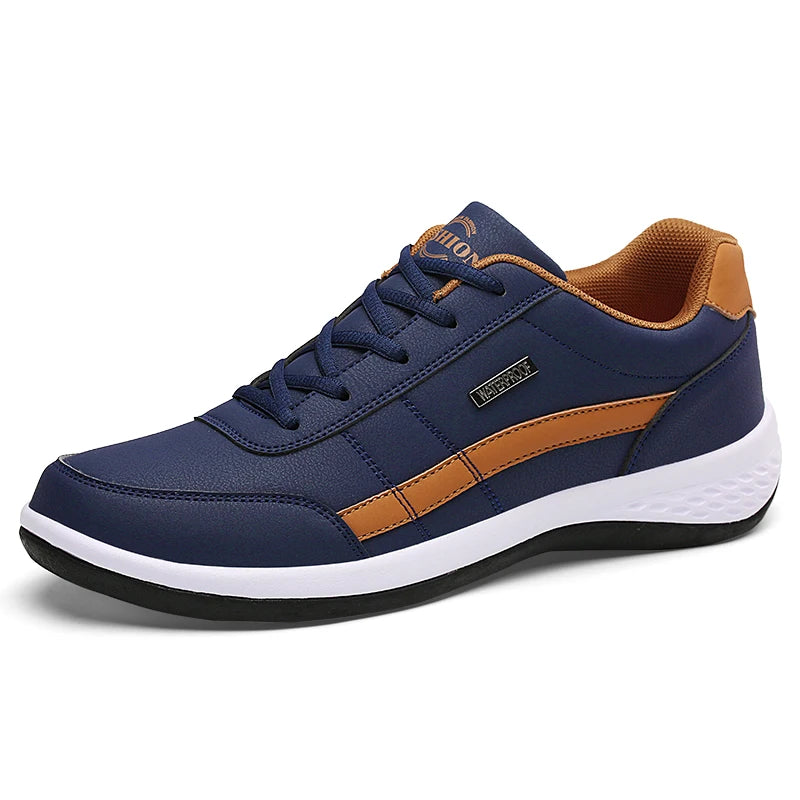 Cuir hommes chaussures baskets tendance chaussures décontractées italien respirant loisirs hommes baskets chaussures antidérapantes hommes chaussures vulcanisées Chausseria