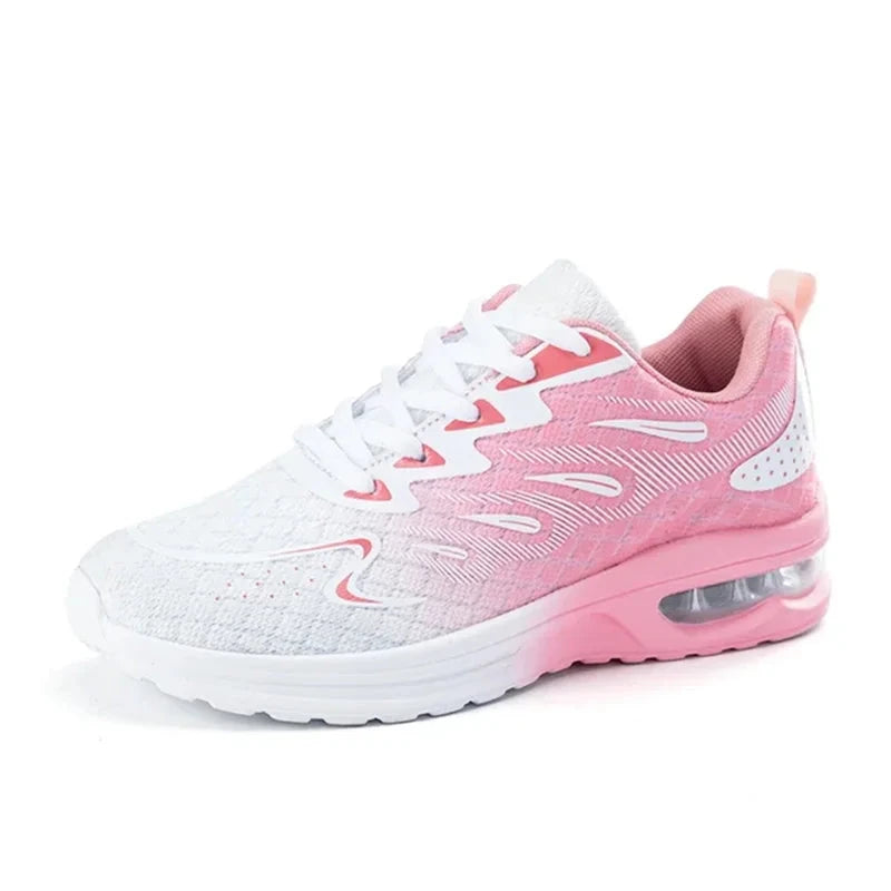 Chaussures de marche en maille à coussin d'air pour femmes, chaussures de sport respirantes Chausseria
